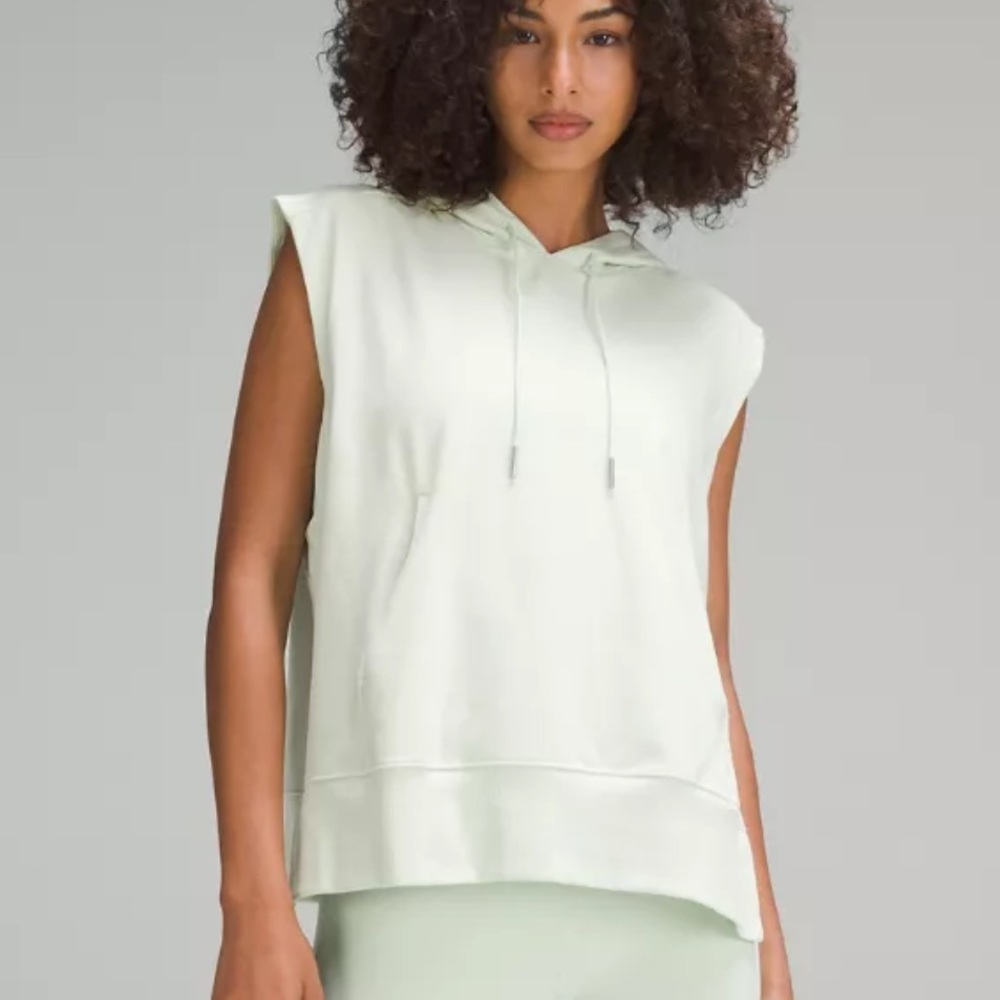 lululemon athletica Sleeveless Hoodie Tank in Light Mint size 12